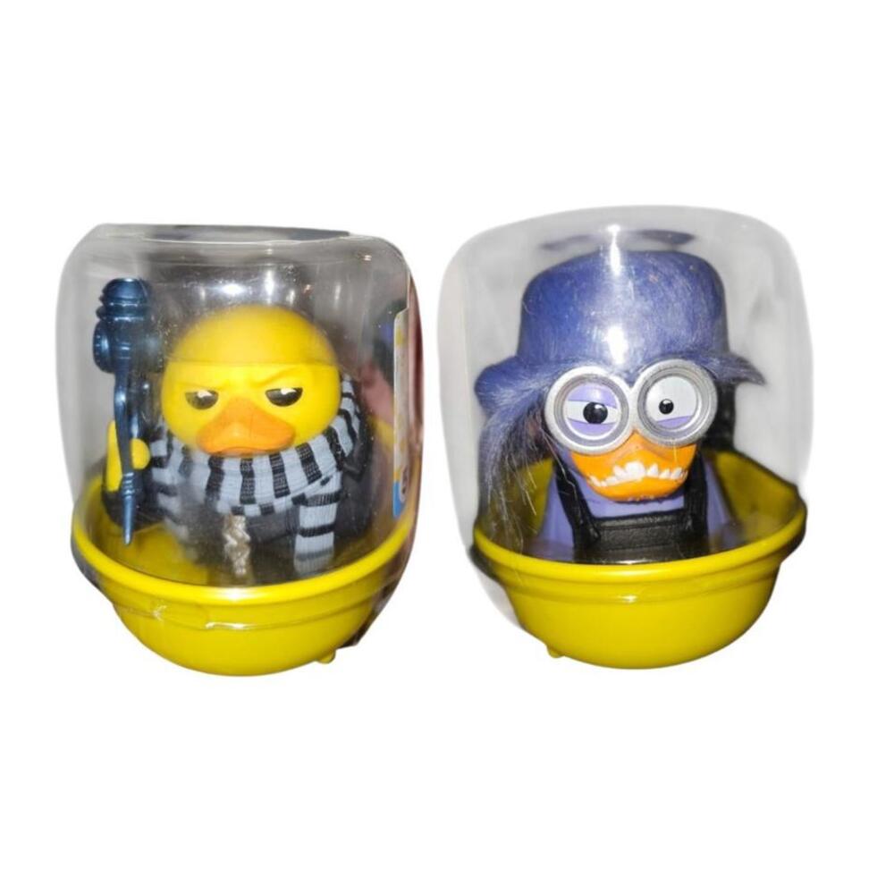Tubbz Minions Gru And Evil Minion Rubber Duck First Edition Bundle RARE HTF